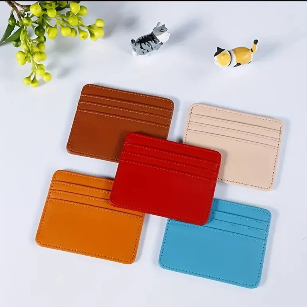 Bank Card Holder with Multiple Card Slots Slim and Convenient Jogging Beach